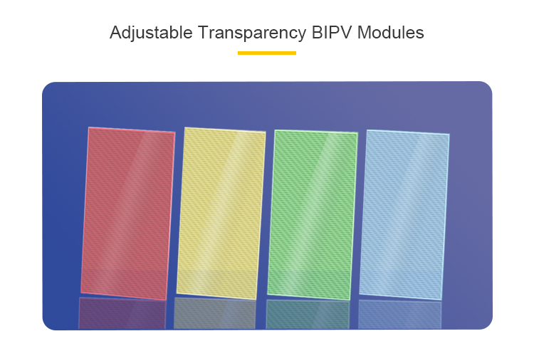 6 - Adjustable Transparency BIPV Modules