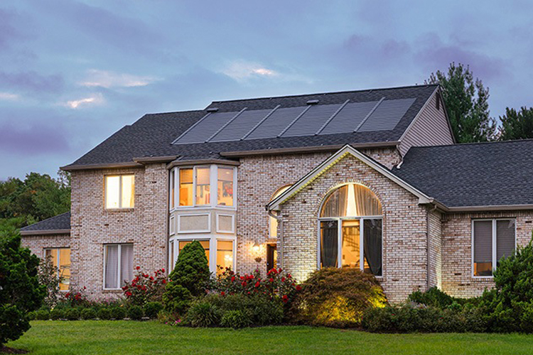 6 - Output of solar roof tiles