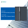 Cadmium Telluride(CdTe) Solar Roof Tiles System Thin Film Solar Glass Roof