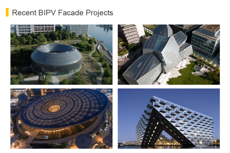 4 - Recent BIPV facade projects