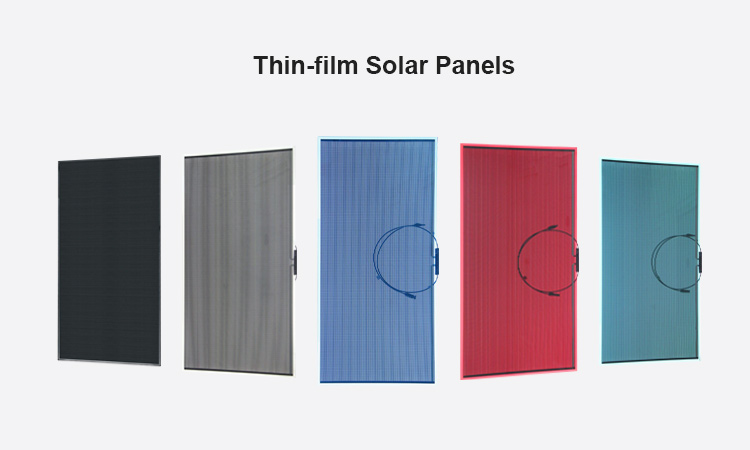 2 - provide professional terminology about thin-film solar panels