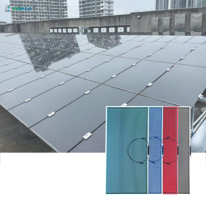 Solar Roof Manufacturer CdTe Solar Glass Roof Tiles System