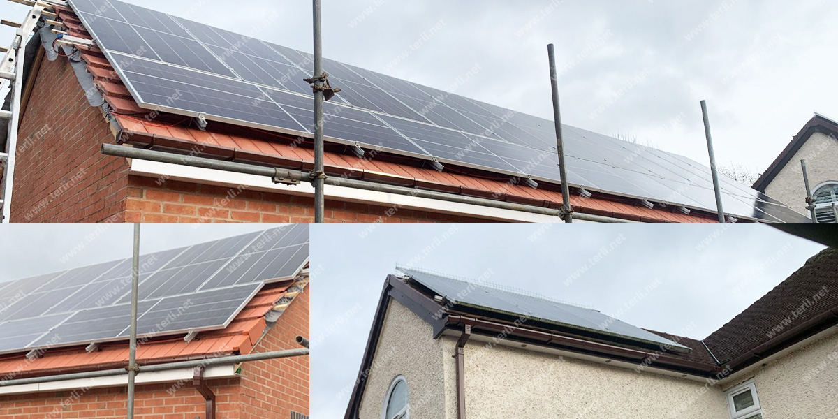 2 Rooftop Solar + 10kWh Battery Integration in UK