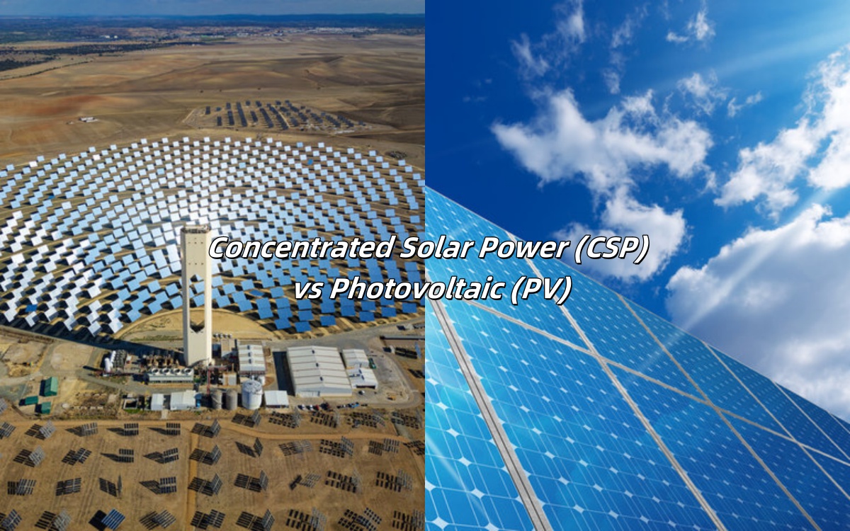 Concentrated Solar Power (CSP) Vs Photovoltaic (PV)