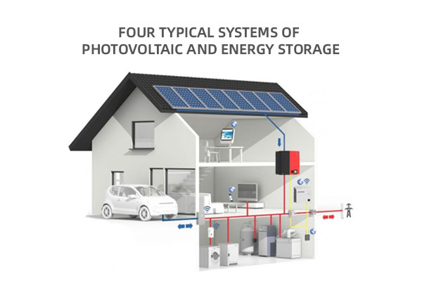 Four typical systems of photovoltaic + energy storage