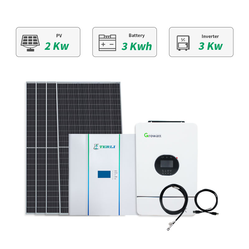 off Grid 2kw Solar Energy Power Photovoltaic Solar System