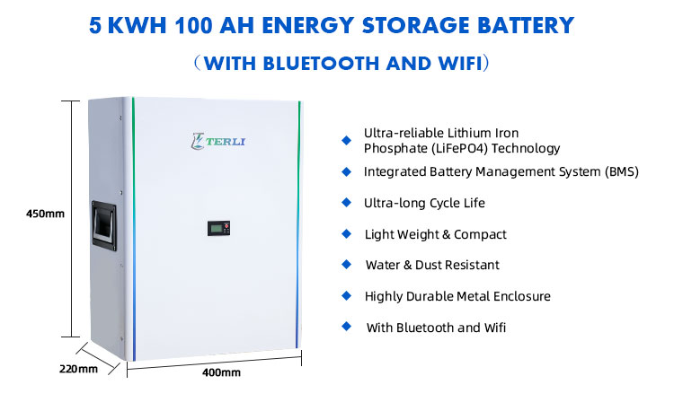 energy storage battery 50kw
