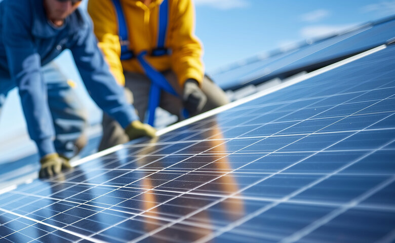 solar panels installation