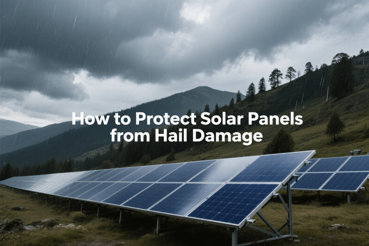 How to Protect Solar Panels from Hail Damage
