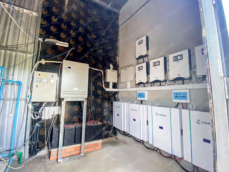 Cambodia 40kWh Solar Battery System for Commercial Restaurant Use (1)