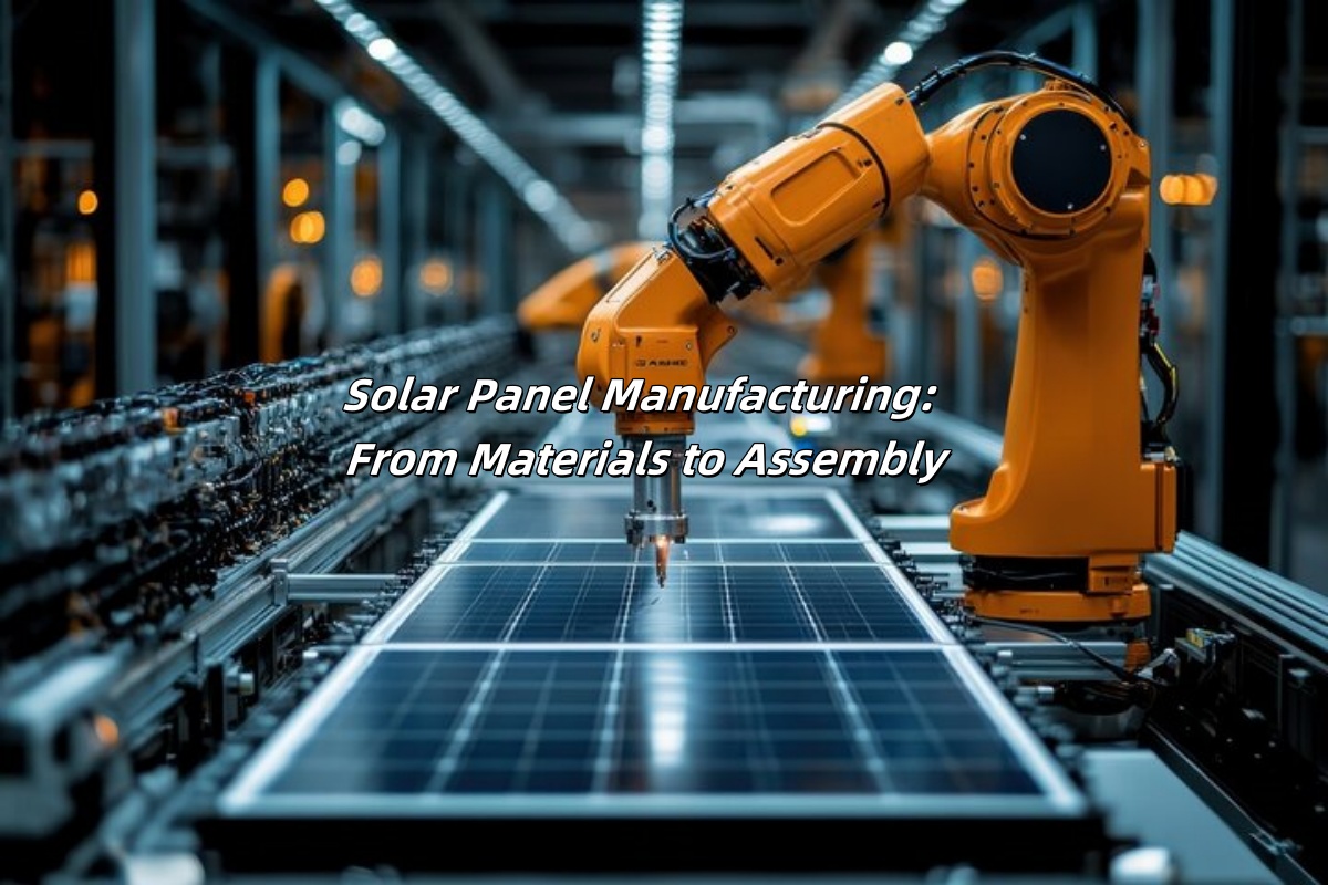 Solar Panel Manufacturing: From Materials to Assembly