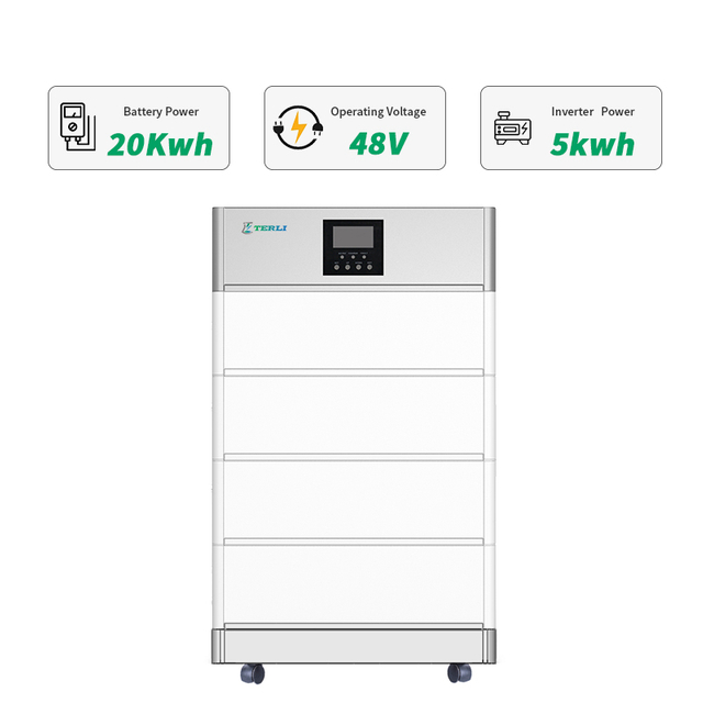  48V 20KW All in One Lifepo4 Battery Solar Power System