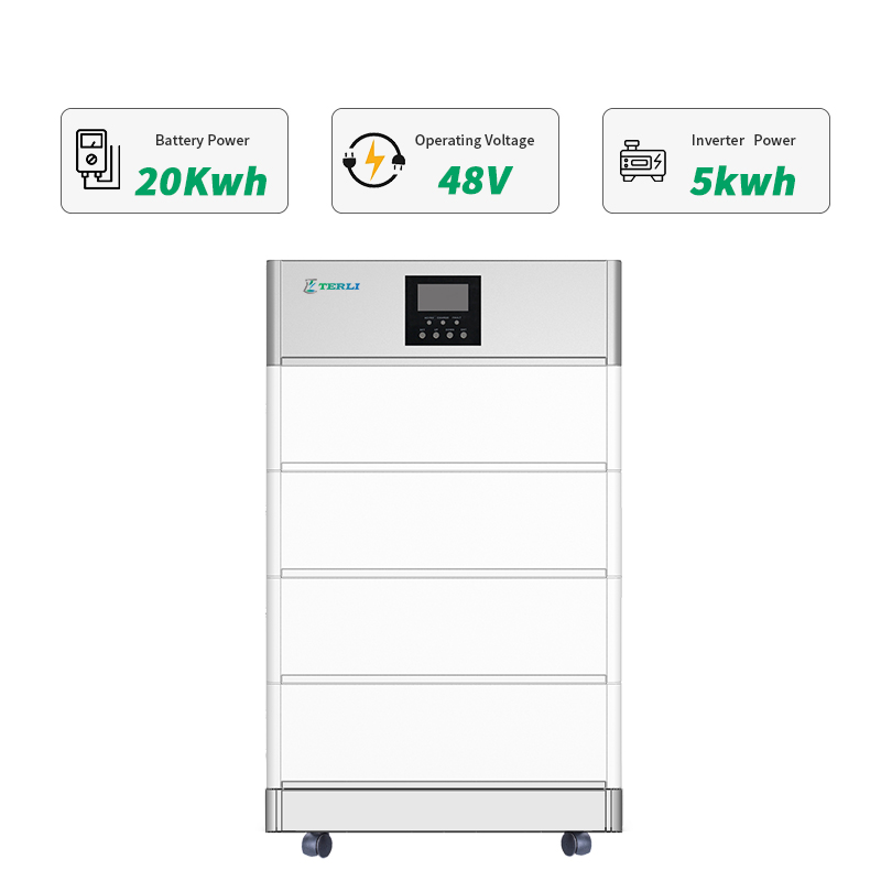 All in One Solar Home System Design 48V 5KW LiFePO4 Battery