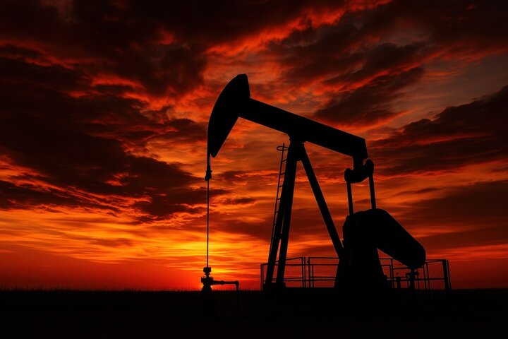 Industrial Oil Pump Silhouette