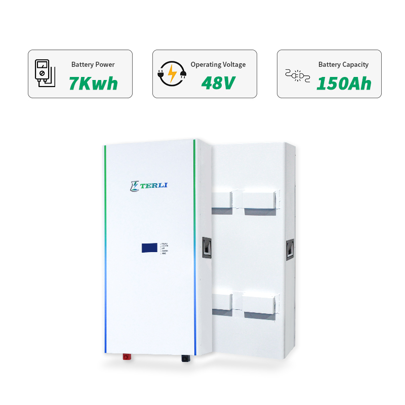 48 Volt 5KW Wall Mount 100ah Circuit Protection Battery