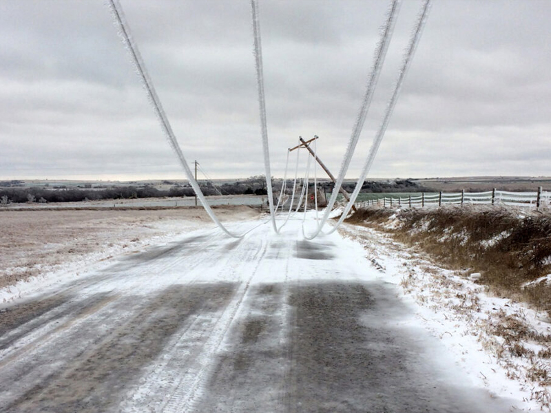 Power supply difficulties in cold winter
