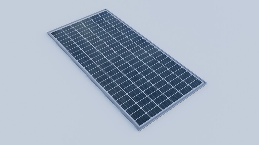 single half-cut poly solar panel