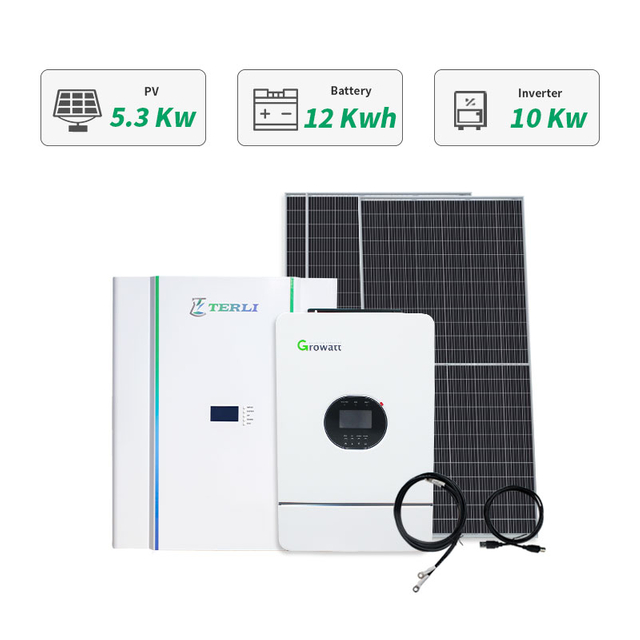  5.3kw Solar Inverter Generator 380V Power Energy System For Home