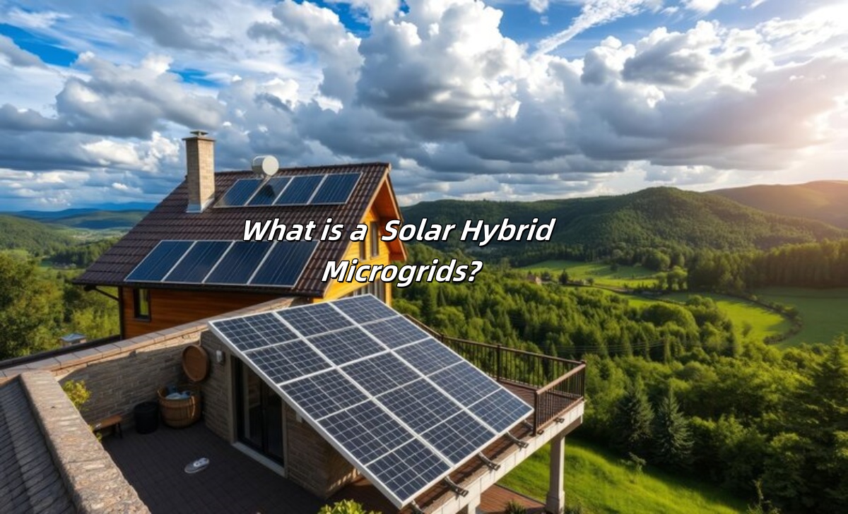 solar panels on balcony