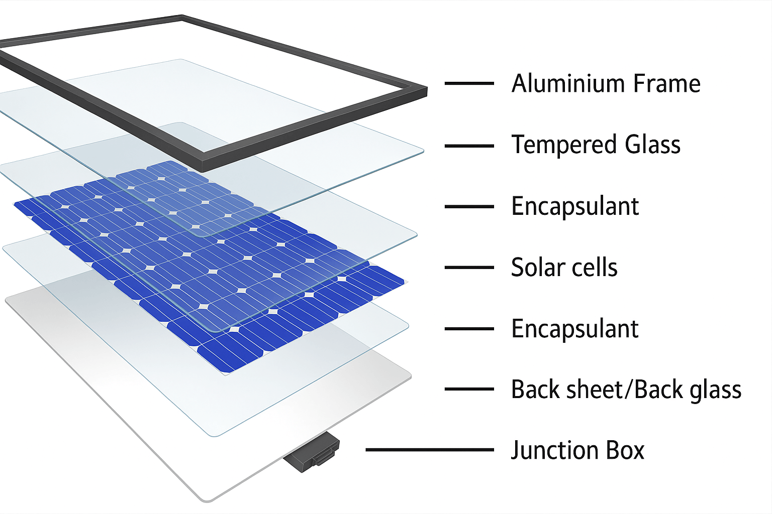 parts of a solar panel