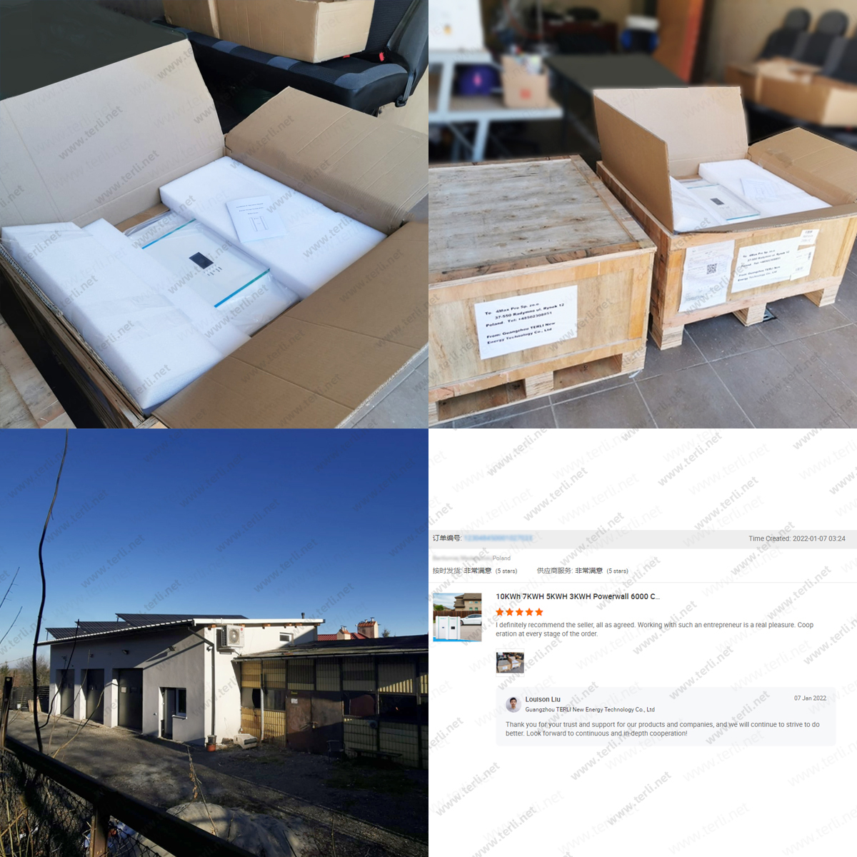 Poland 10kWh Battery System Delivered Safely, Installed Smoothly