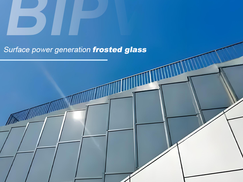 6 - For these BIPV projects with strict requirements on light reflection, the surface of the power generation glass can be frosted to achieve a lower light reflection effect