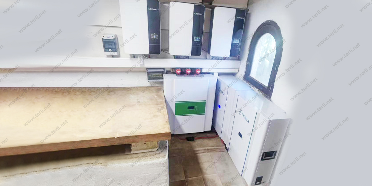 replacing two older 10kWh models with three 15kWh Gaia Series batteries