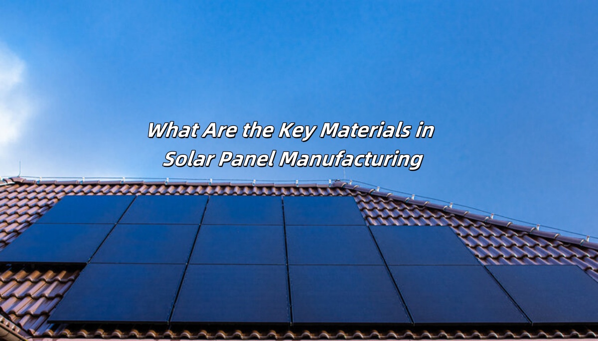 Modern full black solar panels