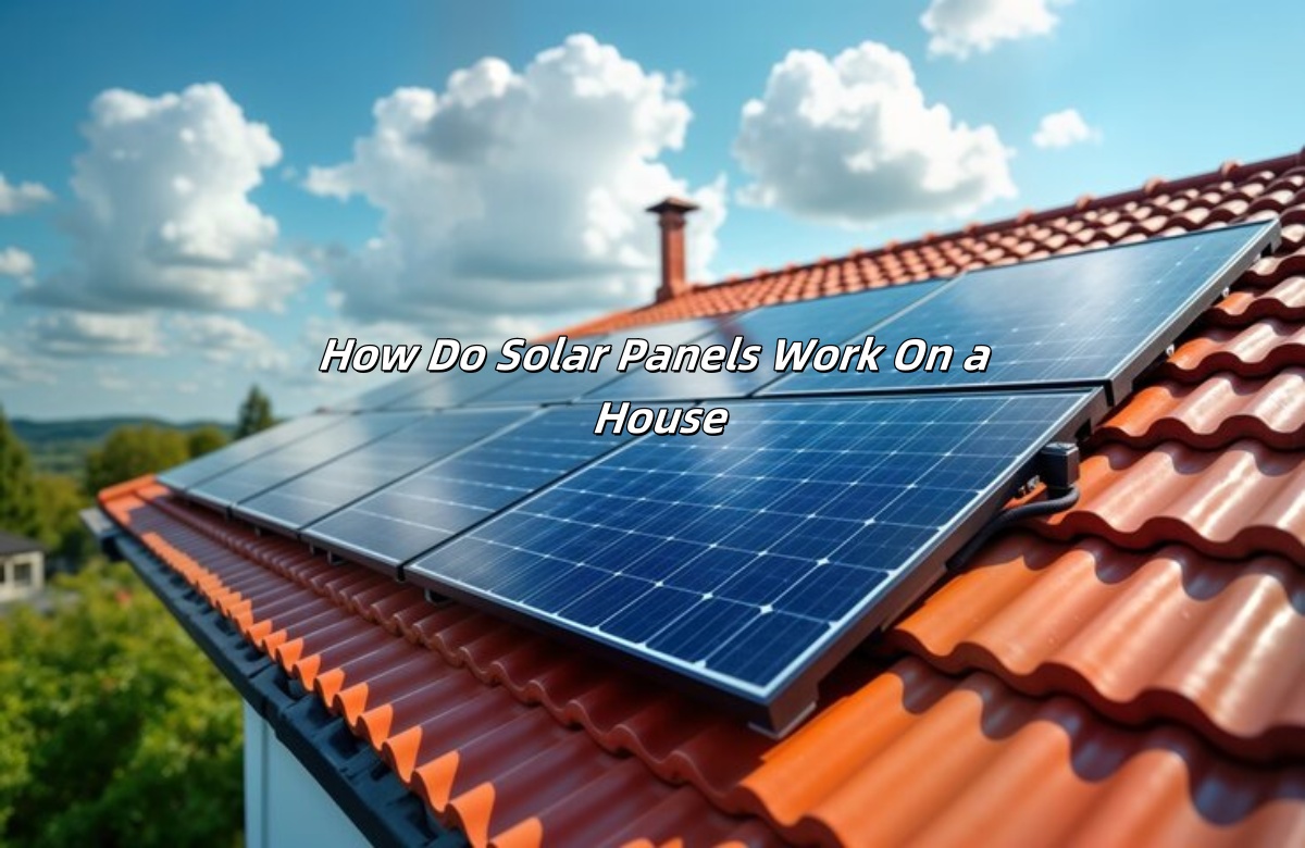 solar panel on house roof