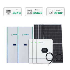 Home Solar Power System Off Grid 25kw Complete Set with Lithium Battery