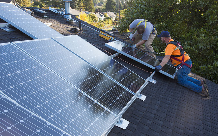 The cost of solar power installation has fallen sharply in recent years