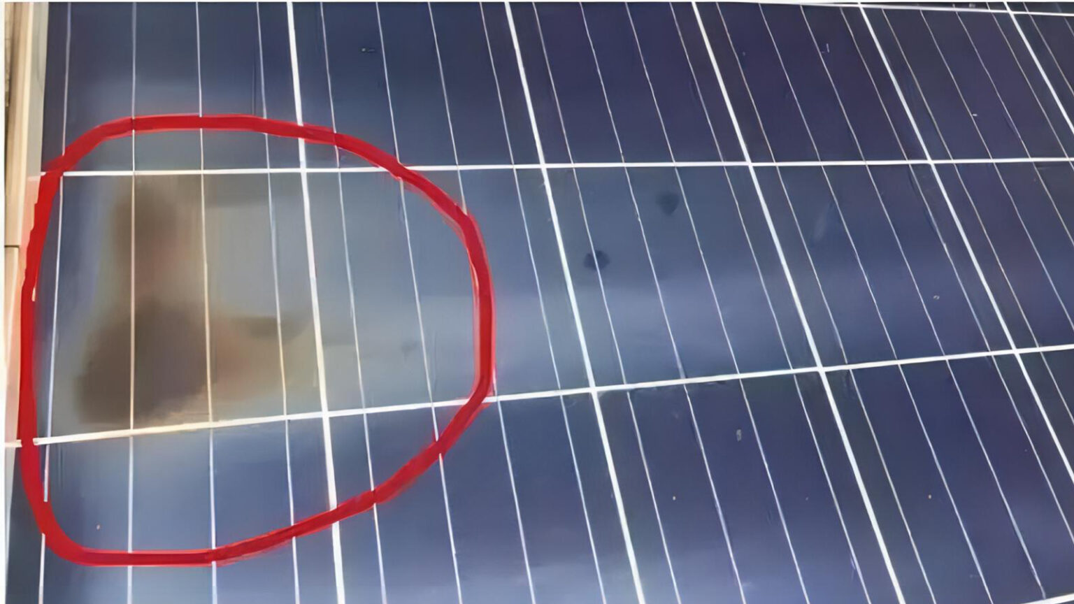Solar Panle with Hotspot Effects