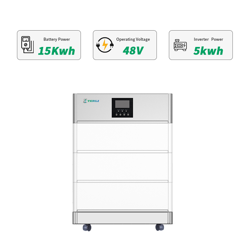 All in One Solar Home System Design 48V 5KW LiFePO4 Battery