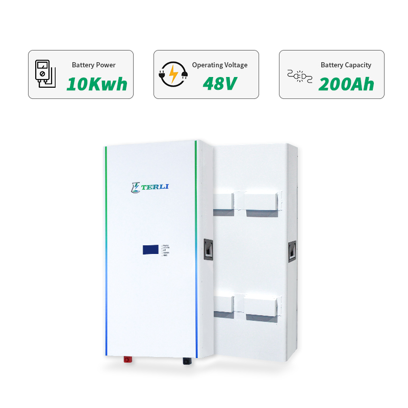 48 Volt 5KW Wall Mount 100ah Circuit Protection Battery