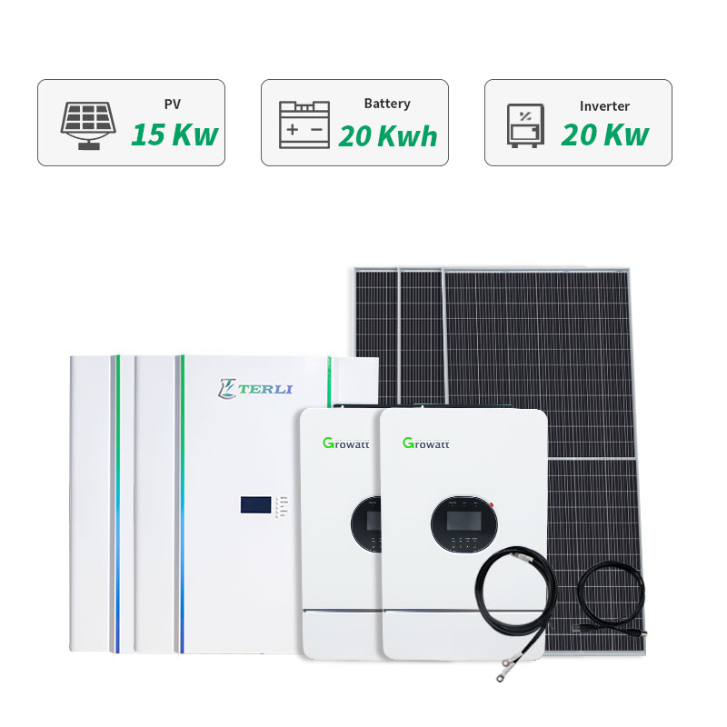 Home Solar Power System Off Grid 25kw Complete Set with Lithium Battery